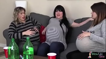 Expansão da barriga causado por refrigerante com mentos