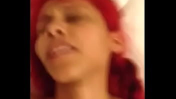 Petite latina red head