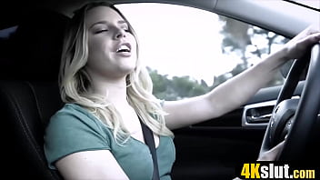 Cute teen gets fucked by her driver instructor guy