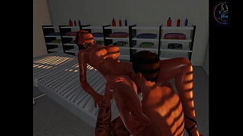 Sex in massage salon with leila