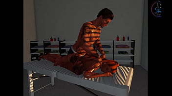 Sex in massage salon with leila