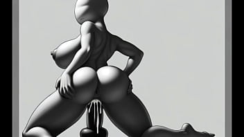 Dildo fucks anonmi ass ai porn