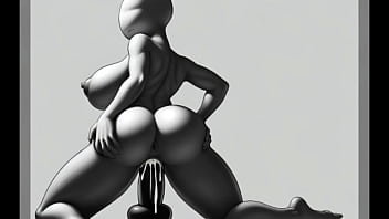 Dildo fucks anonmi ass ai porn