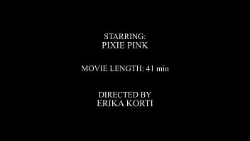 Redhead slut pixie pink gets a powerful anal fuck and a lot of piss from big cock eks576