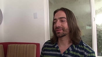 A hot white brunette enjoying both white and black cock