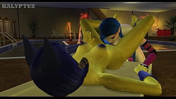 Cute lesbians finger themselves then eat eachother