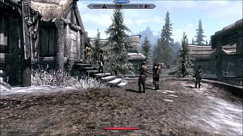 Muscular man has sex with a long haired gothic queen in a fantasy realm