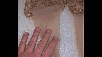 Stolen my friends wife stockings after wedding