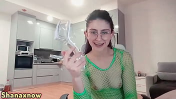 Spit on your dick pee twice in high heels during live show