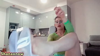 Spit on your dick pee twice in high heels during live show