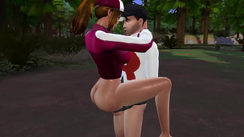 Team rocket stumbles across a busty trainer