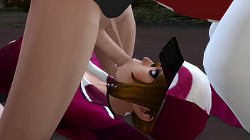 Team rocket stumbles across a busty trainer