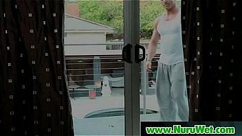 Asian masseuse takes a load in her mouth 16