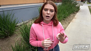 Bjraw hot redhead katerina deville gets covered in cum