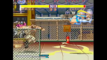 Cute game lady having sex in ryona fighter2 erotic gameplay