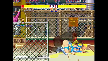 Cute game lady having sex in ryona fighter2 erotic gameplay