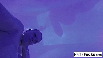 Hot babe gets all the dildos