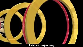 Slutty amateur babe is paid cash from some crazy public sex 17