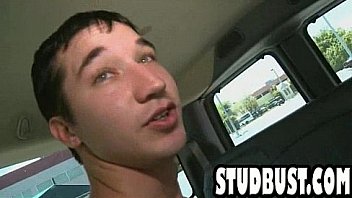 Amateur Stud Gets Ass Fucked In A Van By A Big Cock thumbnail