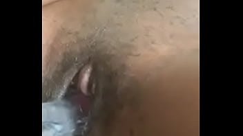 Lizzy fucks fake dick