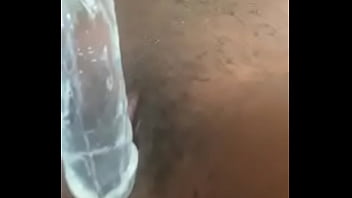 Lizzy fucks fake dick