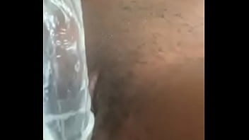 Lizzy fucks fake dick