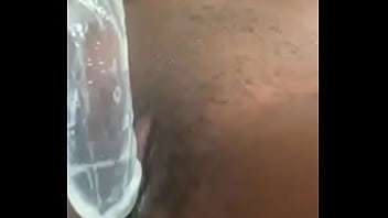 Lizzy fucks fake dick