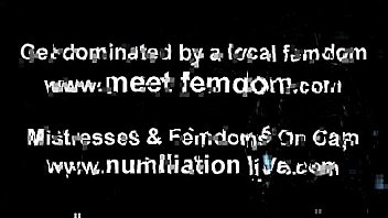 Time for your daily cum feeding cei