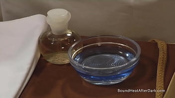 Naughty big tits lesbian slave fingering herself with madame in sight