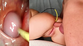 Best anal camera in her ass deep anal fuck and internal creampie