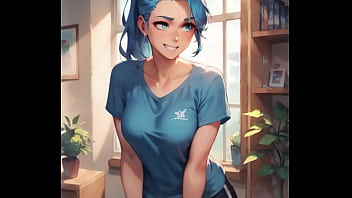 Hentai visions strip tease with riley video 1 of 8