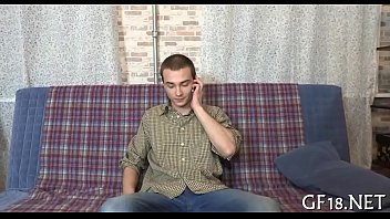 That babe plays with large dick of guy