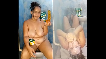 Engasguei com rola gigante tomando leite e vomitei no próprio rosto