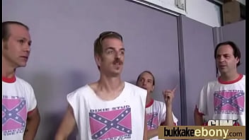 Hot ebony gangbang fun interracial 26