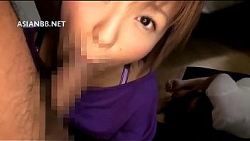 Seductive japanese babe banging