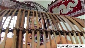 Solo horny sexy girl use all kind of things in holes movie 10