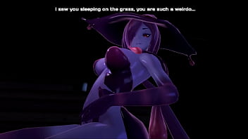 Monster girl prologue halloween special elf woman jumping a good cock with her neko sister