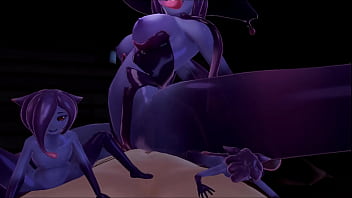 Monster girl prologue halloween special elf woman jumping a good cock with her neko sister Monster girl prologue halloween special elf woman jumping a good cock with her neko sister