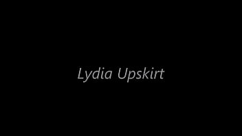A quick peek up lydia's skirt