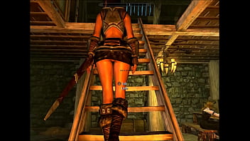 A quick peek up lydia's skirt