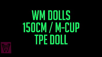 Doll robot in display and features Doll robot in display and features