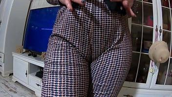 Preview cheating wife blow her husband friend while waring a hot jumpsuit and a fur hooded downjacket 232