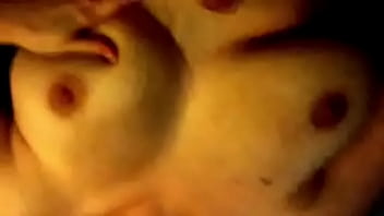 Nice natural tits getting covered in cum