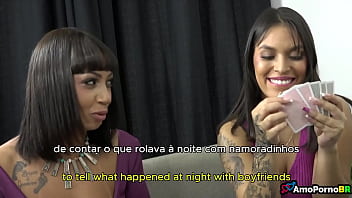 Eu casada convidei minhas duas amigas solteiras para jogarmos cartas aqui em casa parte 2 cuckquean videos