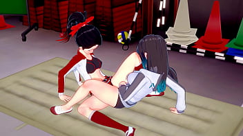 Lesbian girls grace and maria hentai