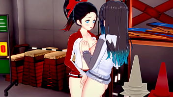 Lesbian girls grace and maria hentai