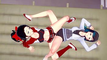 Lesbian girls grace and maria hentai