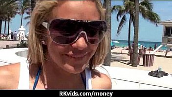 Amateur chick takes money for a fuck 13