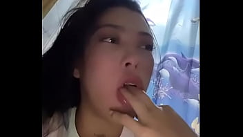 Gagging myself for daddy latina teen pukes