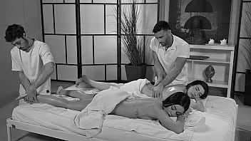 Pamper time chapter 1 brunette babes emily pink and martina smeraldi pleasure each other in the jacuzzi gp3214